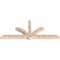 Ekena Millwork Redmond Smooth Timber Gable Bracket, Douglas Fir, 108"W x 45"H x 5 1/2"D x 5 1/2"F, 10/12 Pitch GBW108X45X0606RED00SDF - alternate 4